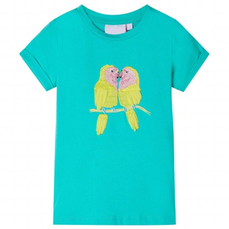 Camiseta infantil verde menta 104 de , Camisetas para niños - Ref: Foro24-11210, Precio: 9,99 €, Descuento: %