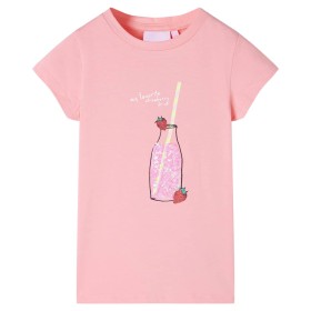 Camiseta infantil rosa 104 de , Camisetas para niños - Ref: Foro24-11265, Precio: 9,99 €, Descuento: %