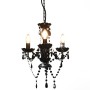 Chandelier with round black beads 3 x E14 by vidaXL, Lamps - Ref: Foro24-281597, Price: 56,17 €, Discount: %