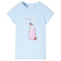 Soft blue children's t-shirt 140 by , Kids T-shirts - Ref: Foro24-11273, Price: 9,99 €, Discount: %