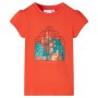 Dunkelorangefarbenes Kinder-T-Shirt 128 von , Kinder-T-Shirts - Ref: Foro24-11362, Preis: 9,81 €, Rabatt: %