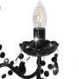 Chandelier with round black beads 3 x E14 by vidaXL, Lamps - Ref: Foro24-281597, Price: 56,17 €, Discount: %