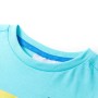 Aquamarin-Kurzarm-T-Shirt für Kinder 140 von , Kinder-T-Shirts - Ref: Foro24-12183, Preis: 7,95 €, Rabatt: %