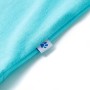 Aquamarin-Kurzarm-T-Shirt für Kinder 140 von , Kinder-T-Shirts - Ref: Foro24-12183, Preis: 7,95 €, Rabatt: %