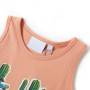 Hellorangefarbenes Kinder-Tanktop 140 von , Kinder-T-Shirts - Ref: Foro24-12503, Preis: 8,89 €, Rabatt: %