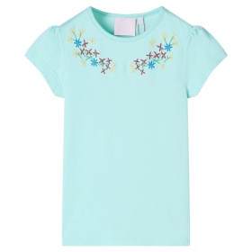 Camiseta infantil aguamarina claro 92 de , Camisetas para niños - Ref: Foro24-11334, Precio: 9,99 €, Descuento: %