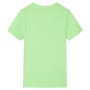 Camiseta infantil verde neón 116 de , Camisetas para niños - Ref: Foro24-12471, Precio: 7,76 €, Descuento: %