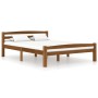 Estructura de cama madera maciza pino marrón miel 140x200 cm de vidaXL, Camas y somieres - Ref: Foro24-322078, Precio: 150,21...