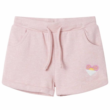 Pantalones cortos infantiles con cordón rosa claro mixto 104 de , Pantalones de niños - Ref: Foro24-10965, Precio: 10,26 €, D...