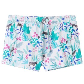 Children's shorts with raw drawstring and dark mint green 128 by , kids pants - Ref: Foro24-11432, Price: 11,99 €, Discount: %