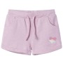 Pantalones cortos infantiles con cordón color lila mixto 116 de , Pantalones de niños - Ref: Foro24-10971, Precio: 10,26 €, D...