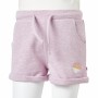 Pantalones cortos infantiles con cordón color lila mixto 116 de , Pantalones de niños - Ref: Foro24-10971, Precio: 10,26 €, D...