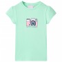 Camiseta infantil verde brillante 116 de , Camisetas para niños - Ref: Foro24-10476, Precio: 8,99 €, Descuento: %