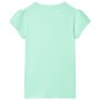 Camiseta infantil verde brillante 116 de , Camisetas para niños - Ref: Foro24-10476, Precio: 8,99 €, Descuento: %