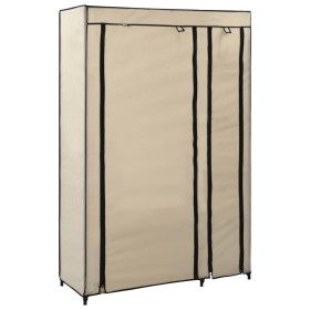 Folding fabric wardrobe in cream color 110x45x175 cm by vidaXL, Wardrobes - Ref: Foro24-282422, Price: 55,33 €, Discount: %