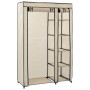 Folding fabric wardrobe in cream color 110x45x175 cm by vidaXL, Wardrobes - Ref: Foro24-282422, Price: 55,33 €, Discount: %