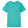 Kurzarm-T-Shirt für Kinder in dunklem Mintgrün 140 von , Kinder-T-Shirts - Ref: Foro24-11858, Preis: 9,00 €, Rabatt: %