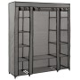 Wardrobe with compartments and gray fabric rods 150x45x176 cm by vidaXL, Wardrobes - Ref: Foro24-282436, Price: 63,50 €, Disc...