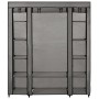 Wardrobe with compartments and gray fabric rods 150x45x176 cm by vidaXL, Wardrobes - Ref: Foro24-282436, Price: 63,50 €, Disc...