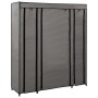 Wardrobe with compartments and gray fabric rods 150x45x176 cm by vidaXL, Wardrobes - Ref: Foro24-282436, Price: 63,50 €, Disc...