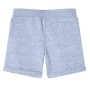 Children's shorts with drawstring blue mélange 128 by , kids pants - Ref: Foro24-12197, Price: 9,06 €, Discount: %