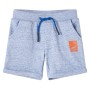 Children's shorts with drawstring blue mélange 104 by , kids pants - Ref: Foro24-12195, Price: 9,06 €, Discount: %