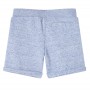 Pantalones cortos infantiles con cordón azul mélange 104 de , Pantalones de niños - Ref: Foro24-12195, Precio: 9,06 €, Descue...