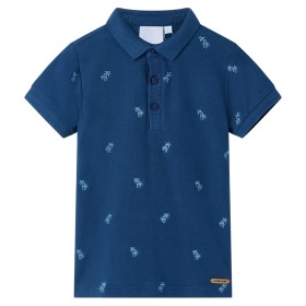 Dark blue children's polo shirt 116 by , Kids T-shirts - Ref: Foro24-11956, Price: 10,31 €, Discount: %