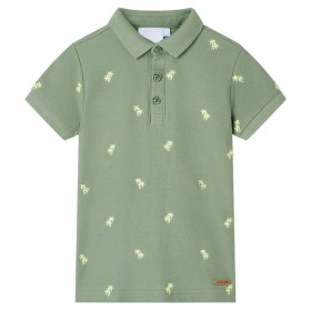 Khaki children's polo shirt 116 by , Kids T-shirts - Ref: Foro24-11961, Price: 10,99 €, Discount: %