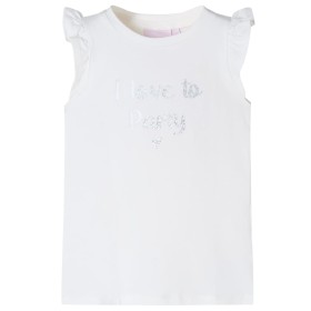 Children's T-shirt with white ruffle sleeves 104 by , Kids T-shirts - Ref: Foro24-10495, Price: 7,99 €, Discount: %