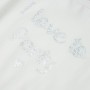 Camiseta infantil con mangas de volantes blanco 104 de , Camisetas para niños - Ref: Foro24-10495, Precio: 7,99 €, Descuento: %