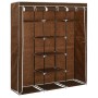 Kleiderschrank mit Fächern und Stangen aus braunem Stoff 150x45x175 cm von vidaXL, Kleiderschränke - Ref: Foro24-282454, Prei...