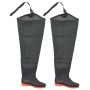 Hohe dunkelgrüne Angel-Wasserstiefel, Größe 45 von , Wathosen zum Jagen und Angeln - Ref: Foro24-137630, Preis: 34,99 €, Raba...