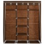 Wardrobe with compartments and rods brown fabric 150x45x175 cm by vidaXL, Wardrobes - Ref: Foro24-282454, Price: 47,61 €, Dis...