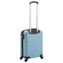 Maleta con ruedas trolley rígida azul ABS de vidaXL, Maletas - Ref: Foro24-91894, Precio: 63,99 €, Descuento: %