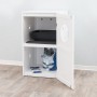 TRIXIE Katzenhaus für Katzentoilette 2 Räume weiß 53x90x58 cm von , Katzenstreu - Ref: Foro24-439900, Preis: 177,19 €, Rabatt: %