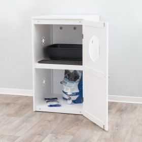 TRIXIE Katzenhaus für Katzentoilette 2 Räume weiß 53x90x58 cm von , Katzenstreu - Ref: Foro24-439900, Preis: 177,99 €, Rabatt: %