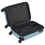 Blue hard ABS trolley suitcase with wheels by vidaXL, Suitcases - Ref: Foro24-91894, Price: 63,99 €, Discount: %