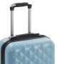 Maleta con ruedas trolley rígida azul ABS de vidaXL, Maletas - Ref: Foro24-91894, Precio: 63,99 €, Descuento: %