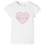 Child's t-shirt in off-white color, size 104. by , Kids T-shirts - Ref: Foro24-10480, Price: 9,99 €, Discount: %