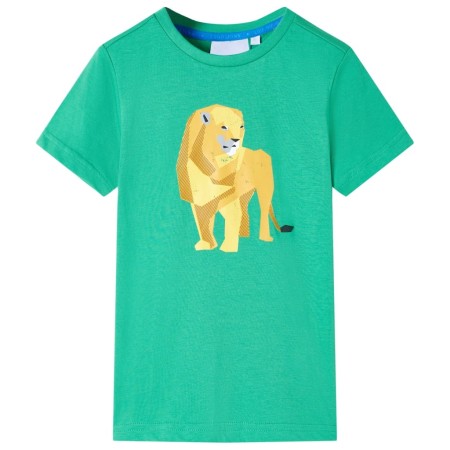 Camiseta infantil verde neón 140 de , Camisetas para niños - Ref: Foro24-11988, Precio: 9,12 €, Descuento: %