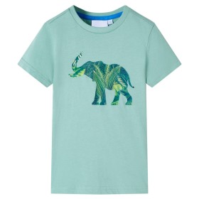 Light khaki children's t-shirt size 104 by , Kids T-shirts - Ref: Foro24-12290, Price: 7,82 €, Discount: %