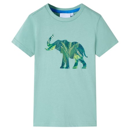 Camiseta infantil caqui claro 104 de , Camisetas para niños - Ref: Foro24-12290, Precio: 7,82 €, Descuento: %