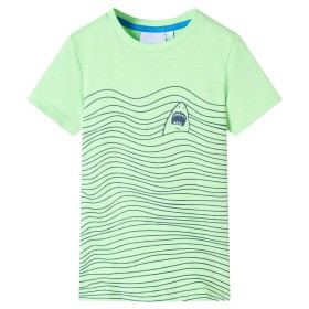 Camiseta infantil verde neón 104 de , Camisetas para niños - Ref: Foro24-12315, Precio: 9,27 €, Descuento: %