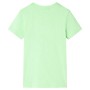 Camiseta infantil verde neón 104 de , Camisetas para niños - Ref: Foro24-12315, Precio: 9,27 €, Descuento: %