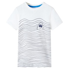 Child's t-shirt in off-white color, size 128. by , Kids T-shirts - Ref: Foro24-12322, Price: 7,99 €, Discount: %