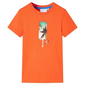 Camiseta infantil naranja oscuro 116 de , Camisetas para niños - Ref: Foro24-12376, Precio: 7,99 €, Descuento: %