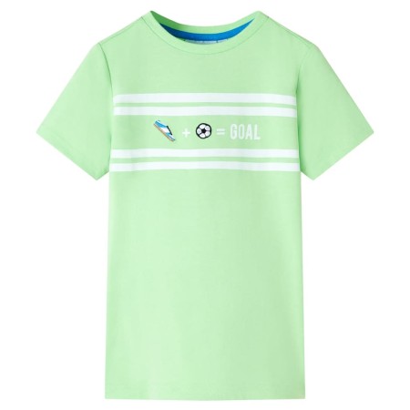 Neongrünes Kinder-T-Shirt 116 von , Kinder-T-Shirts - Ref: Foro24-12451, Preis: 7,88 €, Rabatt: %