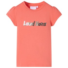 Camiseta infantil de manga casquillo coral 140 de , Camisetas para niños - Ref: Foro24-10648, Precio: 7,99 €, Descuento: %