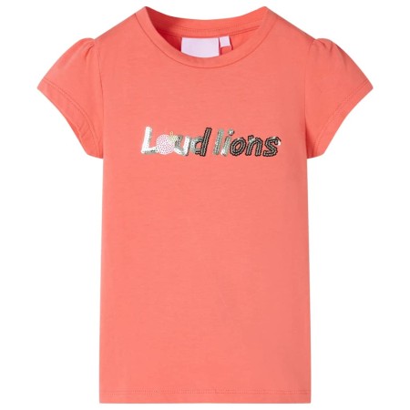 Coral cap sleeve children's t-shirt size 140 by , Kids T-shirts - Ref: Foro24-10648, Price: 7,88 €, Discount: %